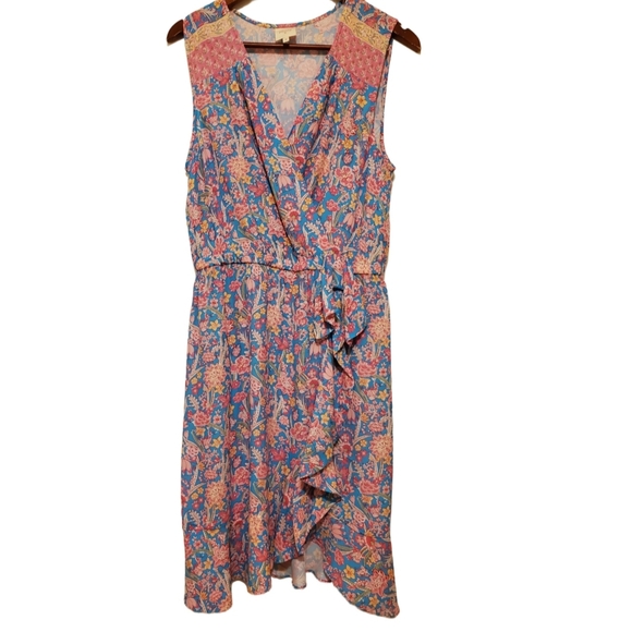 Anthropologie - Plenty By Tracy Reese Botonical Flutter Hem Dress Size Medium - Picture 2 of 13